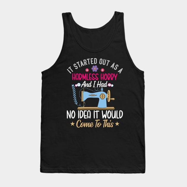 Quilting Hobby For Quilters funny Handyman Tank Top by Wise Words Store